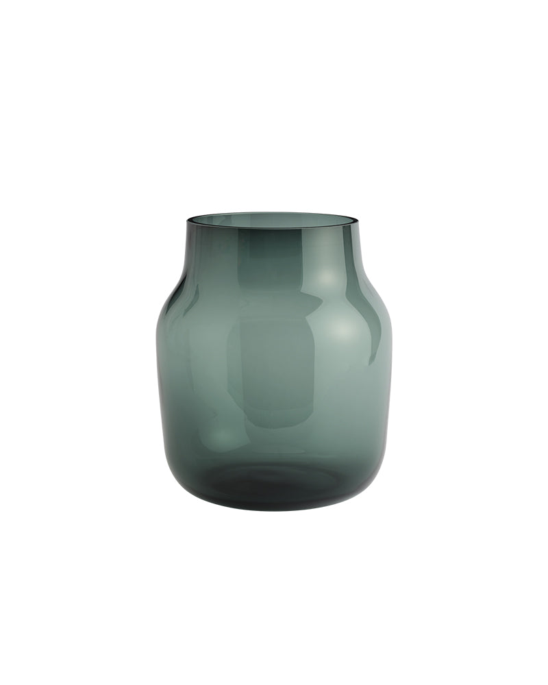 Silent - Flower vase - Bottle green - Large